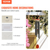 VEVOR Wind Chimes for Outside, 41 in, Deep Tone Wind Chimes with 6 Tubes, Unique Large Memorial Wind Chimes for Anniversary, Amazing Outdoor Decor for Your Patio, Porch, Garden and Backyard, Black