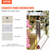 VEVOR Wind Chimes for Outside, 42", Deep Tone Wind Chimes with 6 Tubes, Unique Large Memorial Wind Chimes for Anniversary, Amazing Outdoor Decor for Your Patio, Porch, Garden and Backyard, Dark Brown