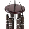 VEVOR Wind Chimes for Outside, 42", Deep Tone Wind Chimes with 6 Tubes, Unique Large Memorial Wind Chimes for Anniversary, Amazing Outdoor Decor for Your Patio, Porch, Garden and Backyard, Dark Brown