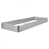 VEVOR Metal Raised Garden Bed, 12 x 4 x 1 ft Outdoor Galvalume Planter Garden Box, Open Bottom Design, Large Planter Raised Bed for Growing Vegetables, Flowers, and Succulents, Galvanized Color