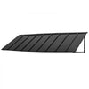 VEVOR Fixed Metal Awning 104 x 36 in, Window Awning Door Canopy, Stable Triangle Steel Frame Awnings for Doors Exterior Rain, Snow & Sunlight Protection for Door Entrance, Windows, Porches, Balconies