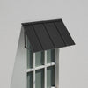 VEVOR Fixed Metal Awning 44 x 24 in, Window Awning Door Canopy, Stable Triangle Steel Frame Awnings for Doors Exterior Rain, and Snow Sunlight Protection for Door Entrance, Windows, Porches, Balconies