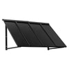 VEVOR Fixed Metal Awning 44 x 24 in, Window Awning Door Canopy, Stable Triangle Steel Frame Awnings for Doors Exterior Rain, and Snow Sunlight Protection for Door Entrance, Windows, Porches, Balconies