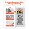 VEVOR Aluminum Awning 48 x 42 in, Durable Window Awning Door Canopy, Lightweight and Stable Aluminum Exterior Awnings Rain Snow Sunlight Protection for Door Entrance Windows Patio Porch