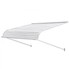 VEVOR Aluminum Awning 48 x 42 in, Durable Window Awning Door Canopy, Lightweight and Stable Aluminum Exterior Awnings Rain Snow Sunlight Protection for Door Entrance Windows Patio Porch