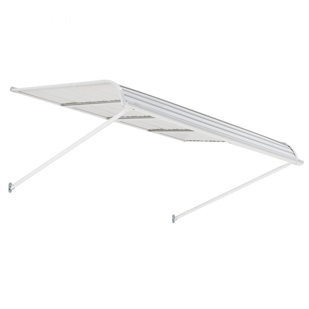 VEVOR Aluminum Awning 60 x 42 in, Durable Window Awning Door Canopy, Lightweight and Stable Aluminum Awnings for Doors Exterior Rain Snow Sunlight Protection for Door Entrance Windows Patio Porch