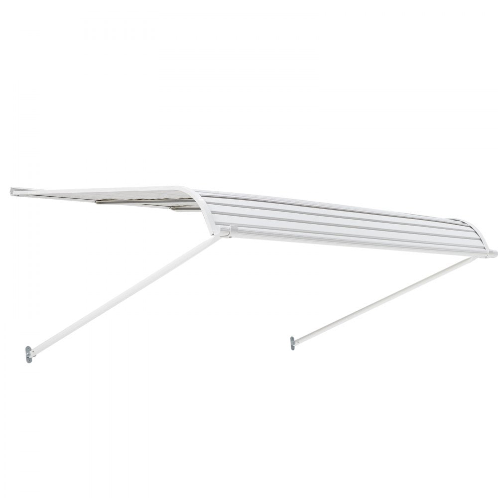 VEVOR Aluminum Awning 60 x 42 in, Durable Window Awning Door Canopy, Lightweight and Stable Aluminum Awnings for Doors Exterior Rain Snow Sunlight Protection for Door Entrance Windows Patio Porch