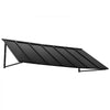 VEVOR Fixed Metal Awning 80 x 36 in, Window Awning Door Canopy, Stable Triangle Steel Frame Exterior Awnings Rain, and Snow Sunlight Protection for Door Entrance, Windows, Porches, Balconies
