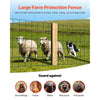 VEVOR Farm Fence, 39 x 787 in, 4 x 4 in Mesh 2.1mm Galvanized Steel Wire Fencing for Cattle, Hog & Sheep, Heavy Duty Vinyl Coated Livestock Fence for Animal Enclosures, Cage Wire, Garden Fences, Green