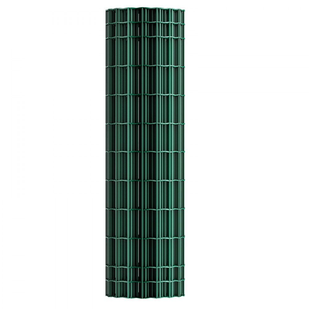 VEVOR Farm Fence, 39 x 984 in, 2 x 4 in Mesh 2.1mm Galvanized Steel Wire Fencing for Cattle, Hog & Sheep, Heavy Duty Vinyl Coated Livestock Fence for Animal Enclosures, Cage Wire, Garden Fences, Green