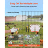 VEVOR Hardware Cloth 36 in x 25 ft, 2 x 3 in Mesh 16 Gauge Galvanized Wire Mesh Roll, Weather-Resistant Vinyl Coated Chicken Wire Fencing, Heavy Duty Welded Garden Plant Fencing for Rabbit Cage Snake