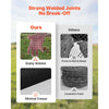 VEVOR Hardware Cloth 60 in x 100 ft, 1/2 in 19 Gauge Galvanized Wire Mesh Roll, Weather-Resistant Vinyl Coated Chicken Wire Fencing, Heavy Duty Welded Garden Plant Fencing for Rabbit Cage Snake Fence