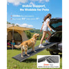 VEVOR Dog Ramp for Cars, 63" L x 17" W, Folding Pet Ramps for Medium & Large Dogs up to 250lbs, Pet Stair Ramp with Non-Slip Felt Rug Surface, Portable Outdoor Dog Car Ramps for SUV & Truck
