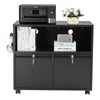 VEVOR 2 Drawers Metal File Cabinet, Lateral Filing Cabinet with Lock and Adjustable Hanging Rods, Wide Filing Storage Cabinets for Home and Office Fit Letter, A4, Legal Size File, Easy Assembly, Black
