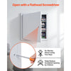 VEVOR Access Panel for Drywall, 13.3 x 13.3 in Galvanized Steel Access Door, Easy Install Hinged Service Panel with Screwdriver Latch, for Ceiling Plumbing Electrical, 12.4 x 12.4 in Cutout Size White
