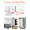VEVOR Access Panel for Drywall, 25.3 x 13.3 in Galvanized Steel Access Door, Easy Install Hinged Service Panel with Screwdriver Latch, for Ceiling Plumbing Electrical, 12.4 x 24.4 in Cutout Size White