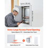 VEVOR Access Panel for Drywall, 25.3 x 13.3 in Galvanized Steel Access Door, Easy Install Hinged Service Panel with Screwdriver Latch, for Ceiling Plumbing Electrical, 12.4 x 24.4 in Cutout Size White