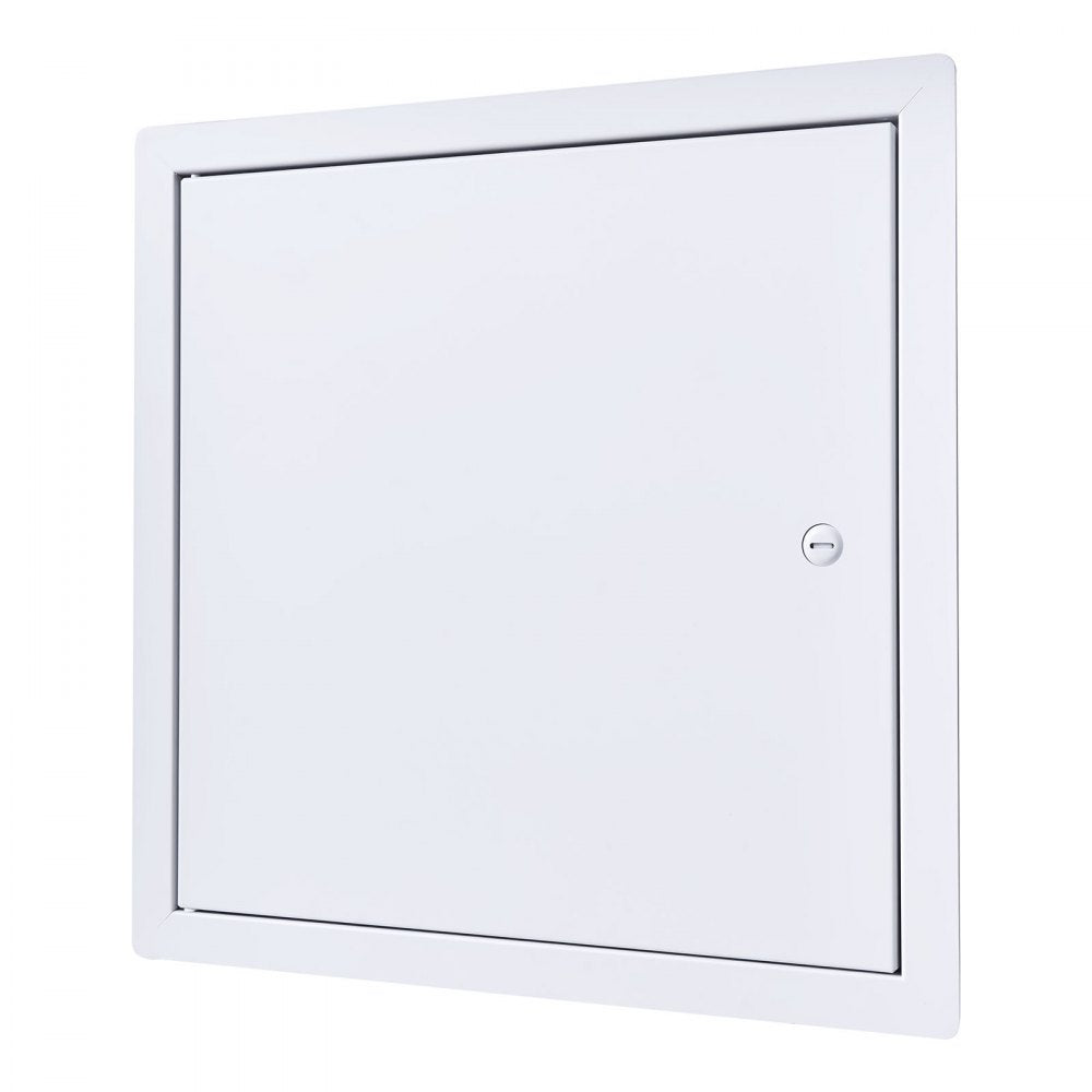 VEVOR Access Panel for Drywall, 15.2 x 15.2 in Galvanized Steel Access Door, Easy Install Hinged Service Panel with Screwdriver Latch, for Ceiling Plumbing Electrical, 14.4 x 14.4 in Cutout Size White