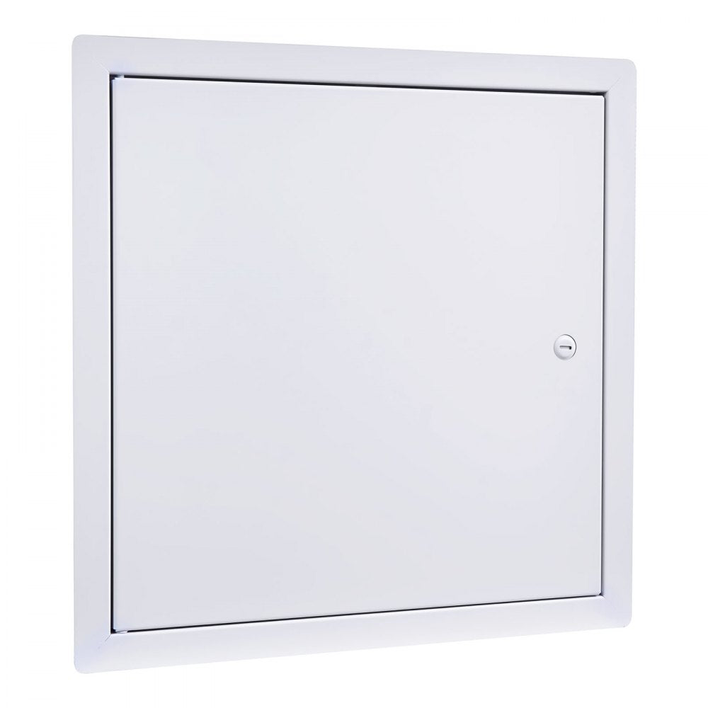 VEVOR Access Panel for Drywall, 15.2 x 15.2 in Galvanized Steel Access Door, Easy Install Hinged Service Panel with Screwdriver Latch, for Ceiling Plumbing Electrical, 14.4 x 14.4 in Cutout Size White