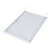 VEVOR Access Panel for Drywall, 25.3 x 17.2 in Galvanized Steel Access Door, Easy Install Hinged Service Panel with Screwdriver Latch, for Ceiling Plumbing Electrical, 16.4 x 24.4 in Cutout Size White