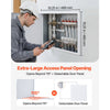 VEVOR Access Panel for Drywall, 19.2 x 19.2 in Galvanized Steel Access Door, Easy Install Hinged Service Panel with Screwdriver Latch, for Ceiling Plumbing Electrical, 18.4 x 18.4 in Cutout Size White