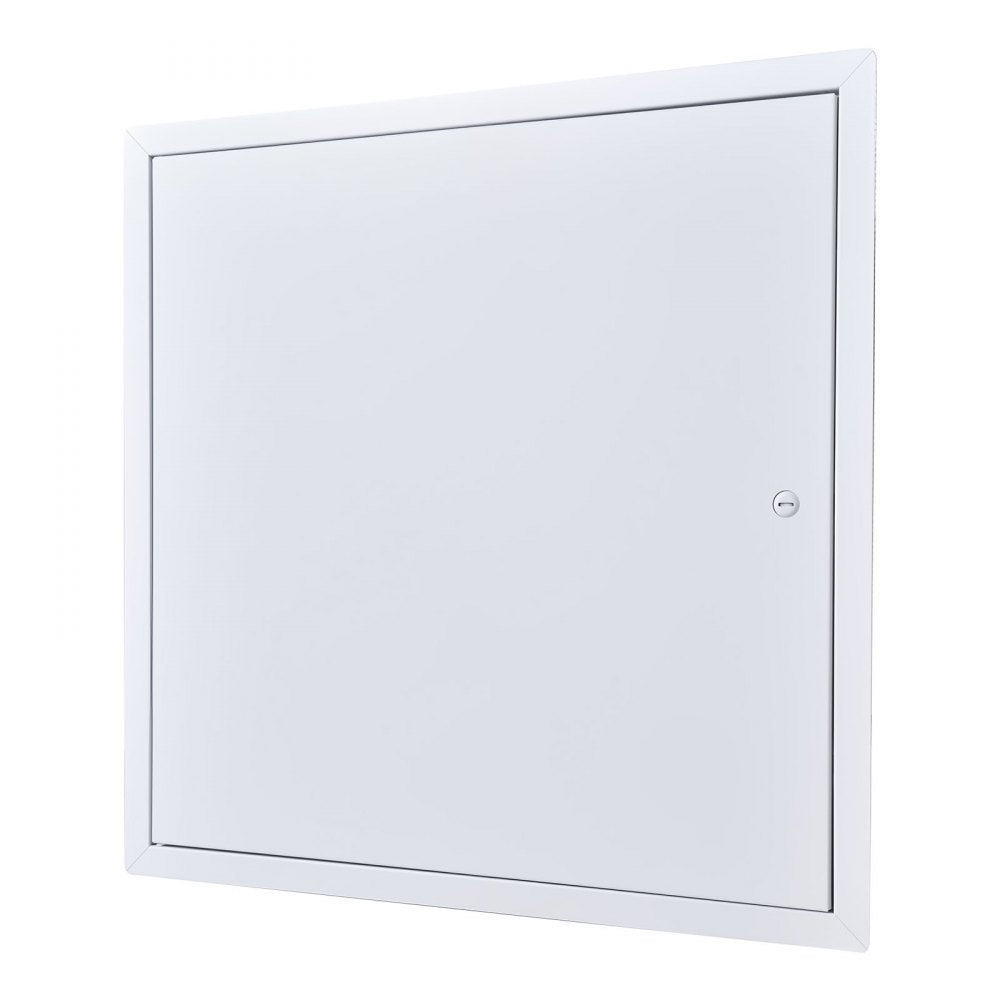 VEVOR Access Panel for Drywall, 19.2 x 19.2 in Galvanized Steel Access Door, Easy Install Hinged Service Panel with Screwdriver Latch, for Ceiling Plumbing Electrical, 18.4 x 18.4 in Cutout Size White