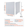 VEVOR Access Panel for Drywall, 33.2 x 25.2 in Galvanized Steel Access Door, Easy Install Hinged Service Panel with Screwdriver Latch, for Ceiling Plumbing Electrical, 24.4 x 32.4 in Cutout Size White