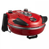 VEVOR Pizza Oven, 12 in Electric Pizza Maker, 1200W Electric Pizzas Cooker with Cordierite Stone, 5-Mode Temperature Control, Viewing Window for Precise Cooking, Heats up to 788 ˚F, for Home (Red)