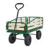 VEVOR Pull-Along Wagon for Kids, 39 in Toddler Wagons with Foldable Wooden Panel & Handle, Supports up to 551 lbs, 10" All-Terrain Tires, Utility Wagon Cart Birthday Present for Kids Gardening Beach