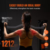VEVOR LAT Pulldown Attachment, Cable Machine Rowing V-bar Attachment, Tricep Pull Down Bar, Back Strength Training Rubber Coated Handle Grip, Bicep Curl Tricep Lat Pulldown Bar for Home Gym Fitness