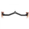 VEVOR LAT Pulldown Attachment, Cable Machine Rowing V-bar Attachment, Tricep Pull Down Bar, Back Strength Training Rubber Coated Handle Grip, Bicep Curl Tricep Lat Pulldown Bar for Home Gym Fitness