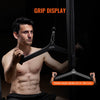VEVOR LAT Pulldown Attachment, Cable Machine Rowing V-bar Attachment, Tricep Pull Down Bar, Back Strength Training Rubber Coated Handle Grip, Bicep Curl Tricep Lat Pulldown Bar for Home Gym Fitness