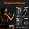 VEVOR LAT Pulldown Attachment, Cable Machine Rowing V-bar Attachment, Tricep Pull Down Bar, Back Strength Training Rubber Coated Handle Grip, Bicep Curl Tricep Lat Pulldown Bar for Home Gym Fitness