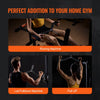 VEVOR LAT Pulldown Attachment, Cable Machine Rowing V-bar Attachment, Tricep Pull Down Bar, Back Strength Training Rubber Coated Handle Grip, Bicep Curl Tricep Lat Pulldown Bar for Home Gym Fitness