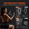 VEVOR LAT Pulldown Attachments, Cable Machine Rowing T-bar V-bar 7 Set, Tricep Pull Down Bar, Back Strength Training Rubber Coated Handle Grip, Bicep Curl Tricep Lat Pulldown Bar for Home Gym Fitness