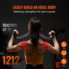 VEVOR LAT Pulldown Attachments, Cable Machine Rowing T-bar V-bar 7 Set, Tricep Pull Down Bar, Back Strength Training Rubber Coated Handle Grip, Bicep Curl Tricep Lat Pulldown Bar for Home Gym Fitness