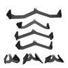 VEVOR LAT Pulldown Attachments, Cable Machine Rowing T-bar V-bar 7 Set, Tricep Pull Down Bar, Back Strength Training Rubber Coated Handle Grip, Bicep Curl Tricep Lat Pulldown Bar for Home Gym Fitness