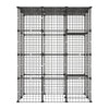 VEVOR Cat Cage 4-Tier 40.98"x27.99"x55" DIY Cat Playpen Indoor Enclosure, Detachable Metal Wire Kennel Crate with 4 Doors, Large Exercise Place Ideal for 1-2 Cats, Kittens and Small Animals, Black
