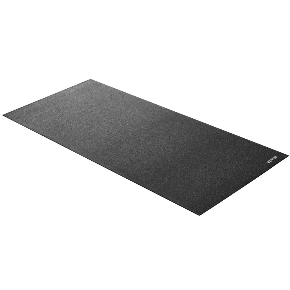 VEVOR Treadmill Mat for Carpet Floor, 1/4" Thick, 30" x 72" Exercise Equipment Mat for Treadmills, Stationary & Recumbent Bikes, High Density PVC Floor Protector, Waterproof and Non-slip for Home Gym
