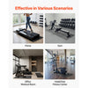 VEVOR Treadmill Mat for Carpet Floor, 35.5" x 78.7" x 0.16" Exercise Equipment Mat for Treadmills, Elliptical, Rowing Machine, High Density PVC Floor Protector, Waterproof and Non-slip for Home Gym