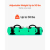 VEVOR Water Weights Aqua Bag, Large Aqua Bags for Workout, 50 lbs Adjustable Portable Stability Fitness & Full Body Exercise Equipment, for Strength Core and Balance Training, Home Gym Exercise, Clear