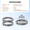 VEVOR Razor Wires, 98 ft Razor Barbed Wire, 2 Rolls Razor Wire Fencing Razor Fence, Razor Ribbon Barbed Wire Galvanized Razor Wire Fence, Rolls Razor for Garden