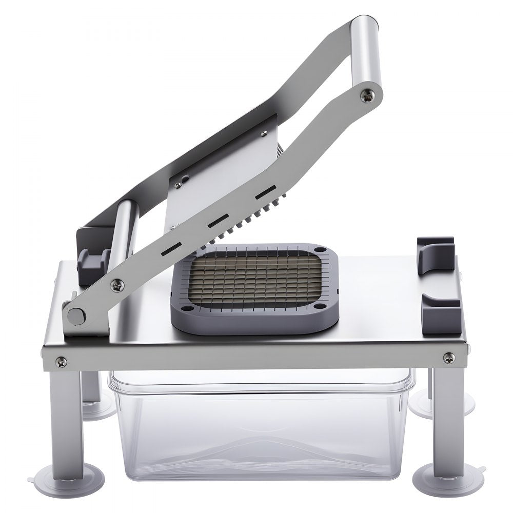 VEVOR Vegetable Chopper Mandoline Slicer, All-in-1 Food Veggie Cutter with 8 Stainless Steel Blades, Cheese Grater Onion Potato Salad Dicer with Container,Kitchen Gadgets&Essentials Home Appliances
