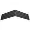 VEVOR Metal Roof Panels, 20Pcs 99 sq.ft. Galvanized Steel Roofing Panels, High Impact Corrugated Tin Gazebo Top with Screws, Gloves, Heavy Duty for Gazebos, Chicken Coop Sheds Stables Patio, Black