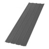 VEVOR Metal Roof Panels, 25Pcs 176 sq.ft. Galvanized Steel Roofing Panels, High Impact Corrugated Tin Gazebo Top with Screws, Gloves, Heavy Duty for Gazebos, Chicken Coop Sheds Stables Patio, Gray