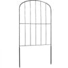 VEVOR Garden Fence, 24in(H) x11ft(L) Animal Barrier Fence, Underground Decorative Garden Fencing with 2 Inch Spike Spacing, Metal Dog Fence for the Yard and Outdoor Patio, 10 Pack