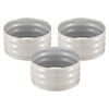 VEVOR 3 Pcs Galvanized Raised Garden Beds, 2 x 2 x 1 ft, Round Metal Planter Boxes Kit Outdoor, Bottomless Elevated Garden Boxes with Gloves, Alu-Zinc, for Planting Flowers Vegetables Herbs, Beige