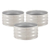 VEVOR 3 Pcs Galvanized Raised Garden Beds, 2 x 2 x 1 ft, Round Metal Planter Boxes Kit Outdoor, Bottomless Elevated Garden Boxes with Gloves, Alu-Zinc, for Planting Flowers Vegetables Herbs, Beige