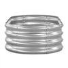 VEVOR Metal Raised Garden Bed, 4 x 2 x 1 ft Oval Outdoor Galvanized Planter Garden Box, Open Bottom Design, Large Planter Raised Bed for Growing Vegetables, Flowers, and Succulents, Galvanized Color