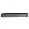 VEVOR Metal Raised Garden Bed, 8 x 2 x 1 ft Outdoor Galvanized Planter Box, with Open Bottom, Large Oval Planter Raised Bed for Gardening Vegetables, Flowers, Herbs, and Succulent Plants, Dark Gray